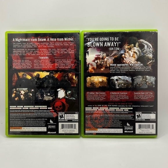 Gears of War / Gears of war2 • XBOX 360 - Picture 4 of 4